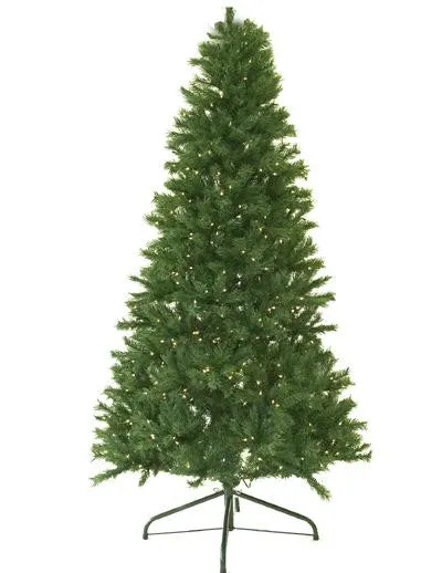 10' Pre-Lit LED Canadian Pine Artificial Christmas Tree Clear Candlelight Lights