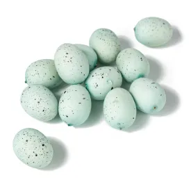 1.5" Eggs: Light Blue & Black (12)