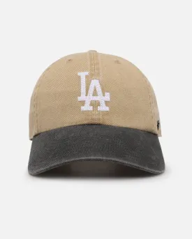 47 Brand Los Angeles Dodgers Apollo Chain Clean Up Strapback Khaki