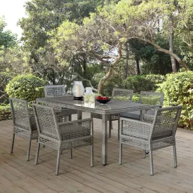 Aura 7 Piece Outdoor Patio Wicker Rattan Set by Modway