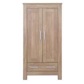 Baby Style Bordeaux Wardrobe - Oak