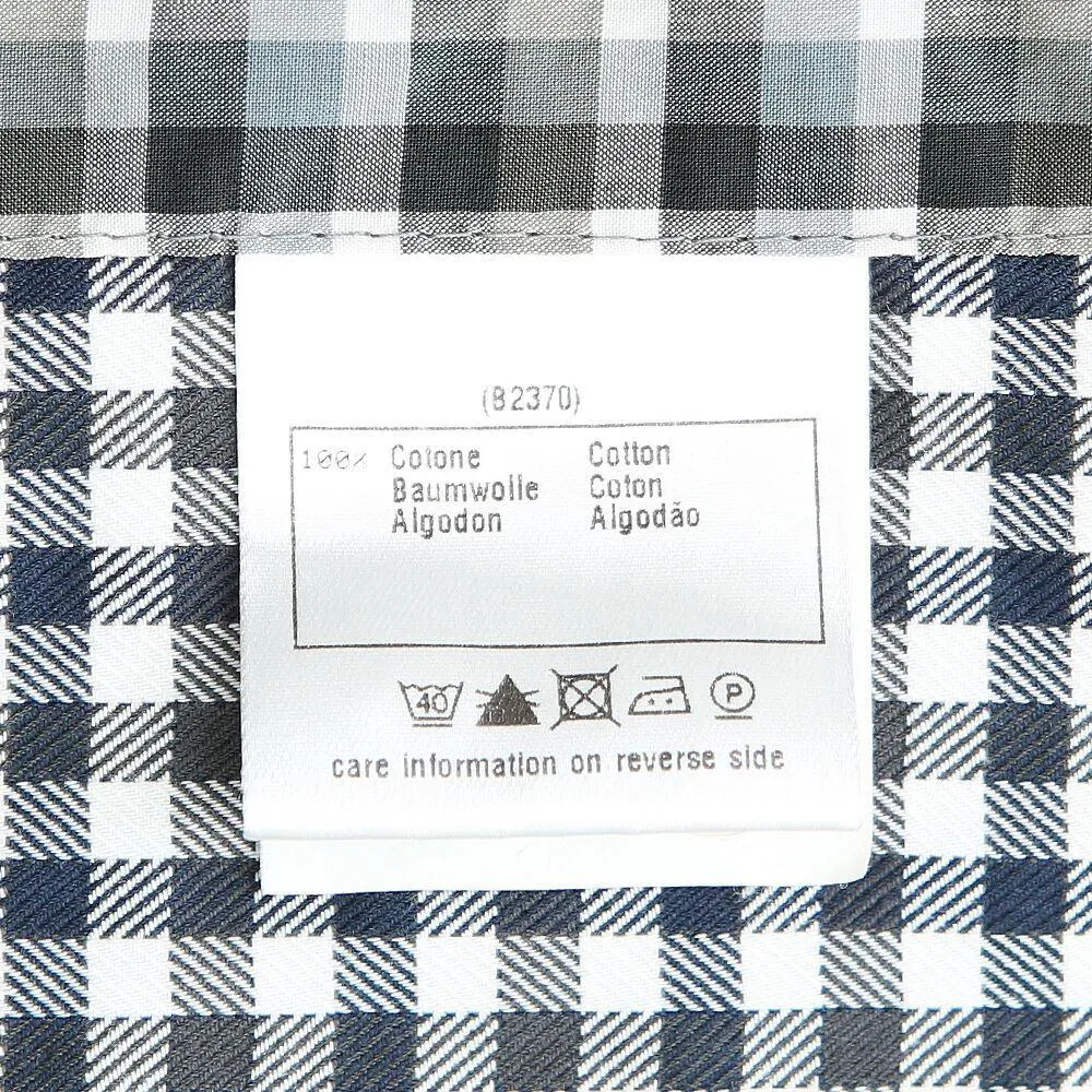 Blue and Green Check Cotton Casual Shirt