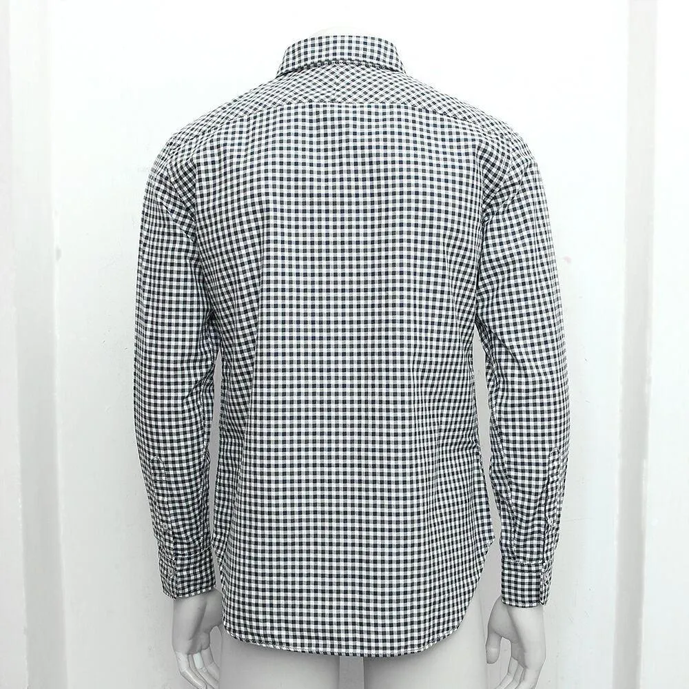 Blue and Green Check Cotton Casual Shirt