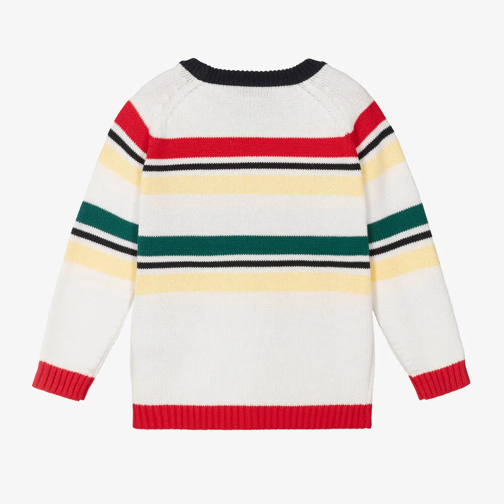 Bonpoint Boy Ivory Florencio Sweater