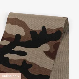 Camo Soft Silk Twill - Brown