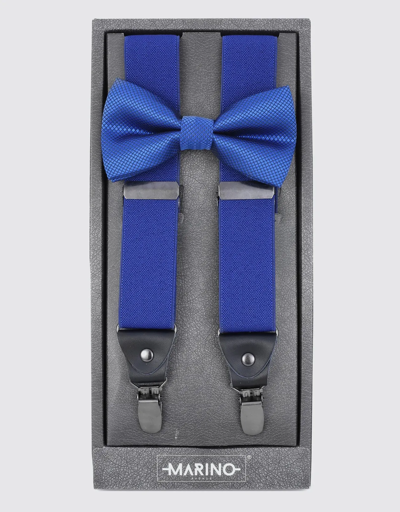 Canvas Twill Suspender Bow Tie