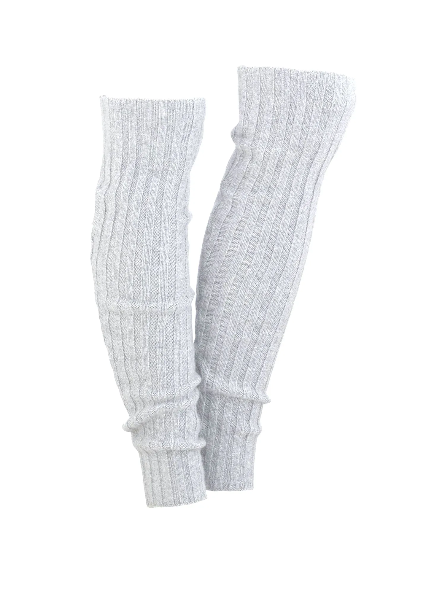 Cashmere leg warmers "Leggings" - light grey