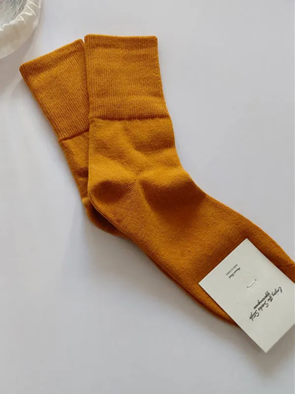 Casual Simple 9 Colors Socks