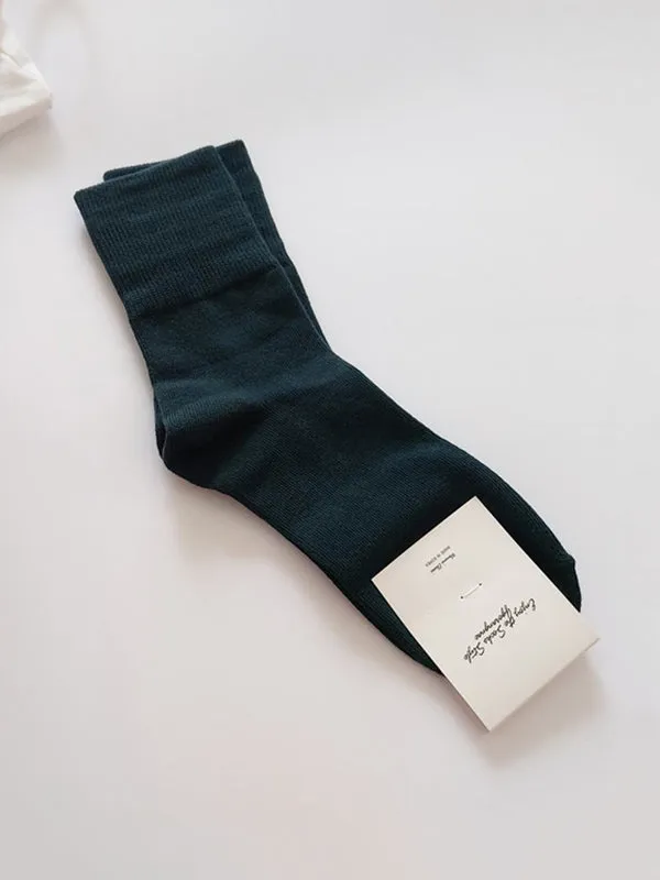 Casual Simple 9 Colors Socks