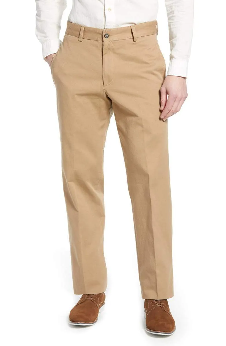 Charleston Khakis Washed Khaki<br>Flat Front<br>Long Rise