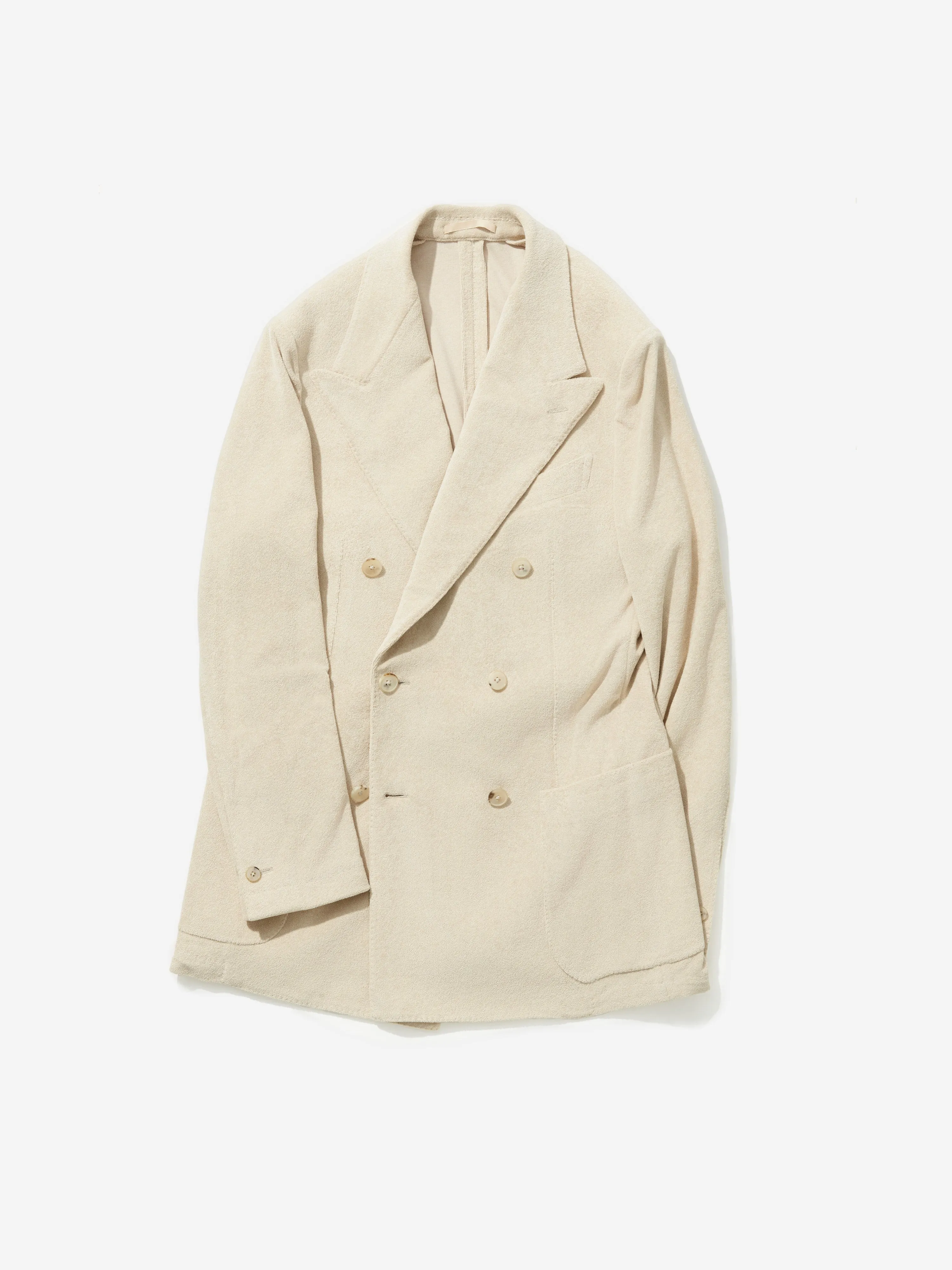 Cream Terry Towelling Jacket