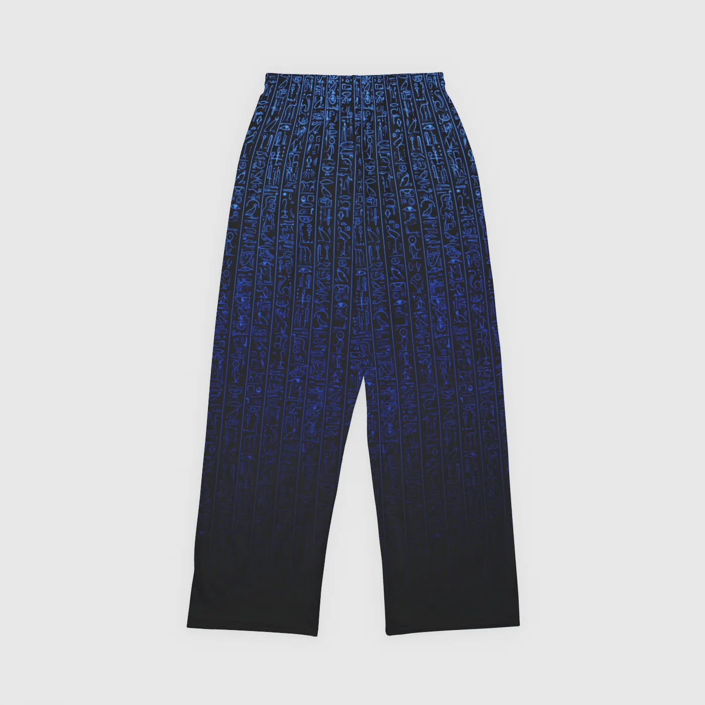 Egyptian Glyphs Blue Lounge Bottoms