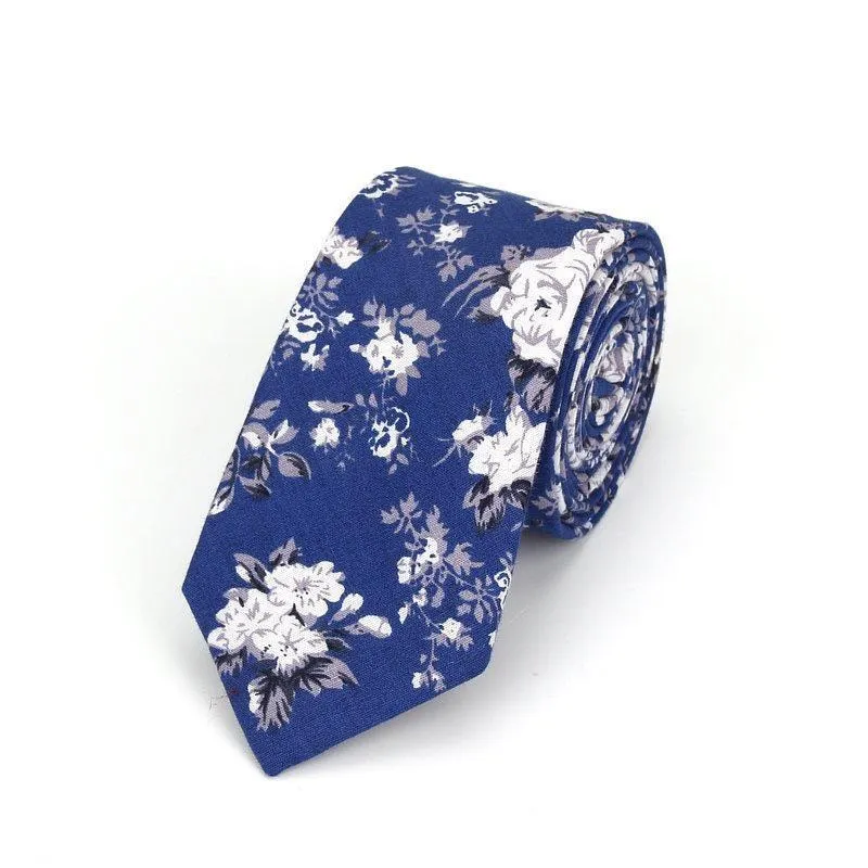 Floral Casual Cotton Boho Tie