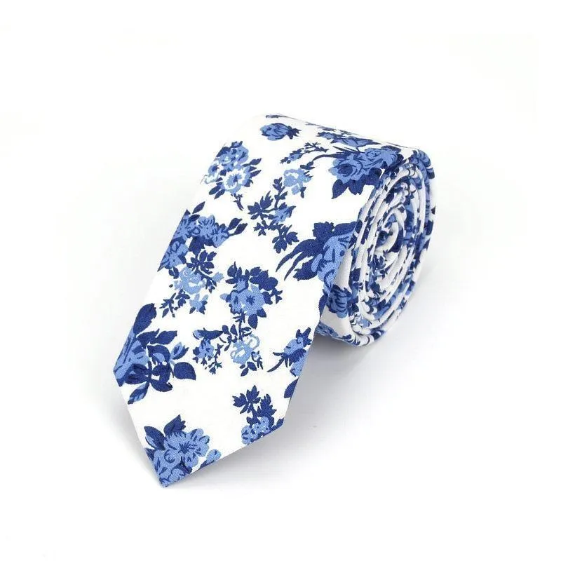 Floral Casual Cotton Boho Tie