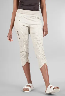 Iris Crop Pant, Sand