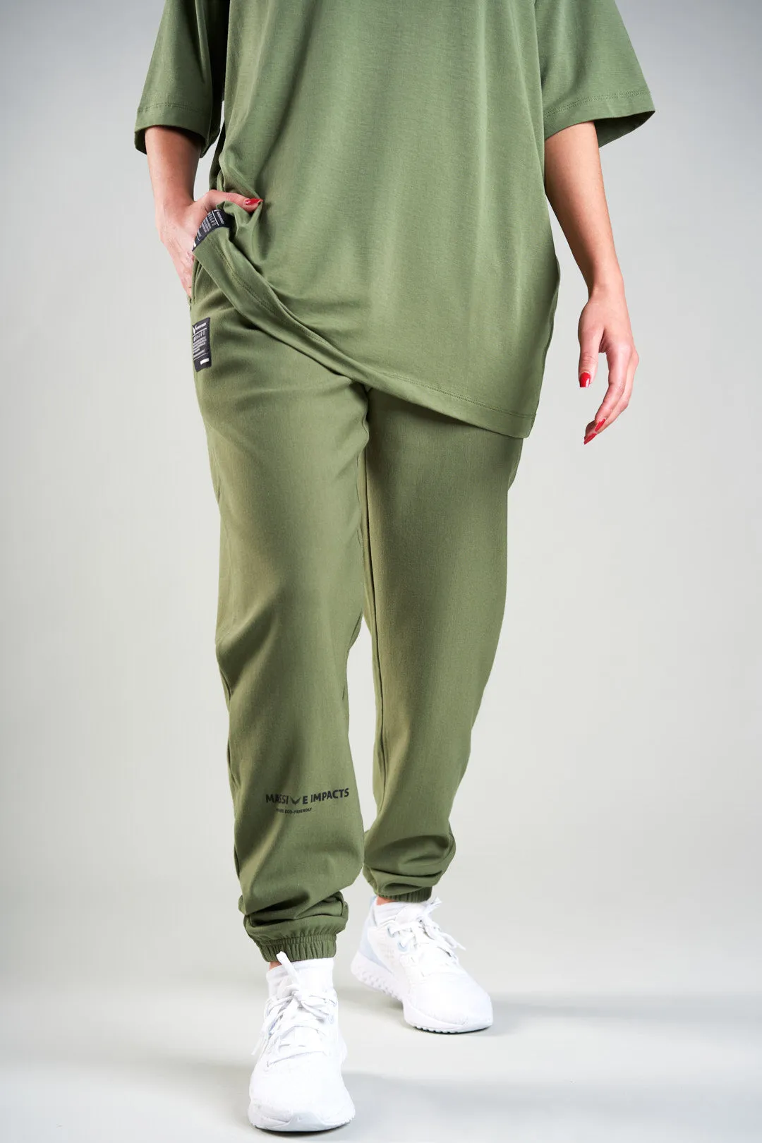 J019MI Organic Cotton & Bamboo Neutral Joggers