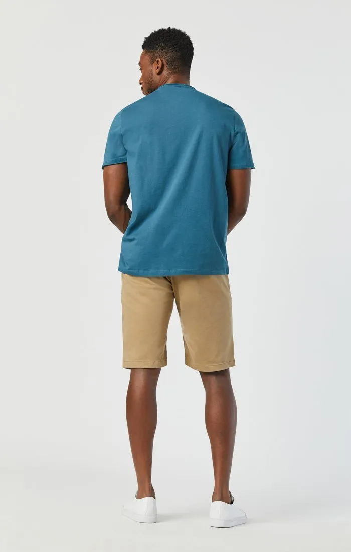 JACOB SHORTS IN BRITISH KHAKI TWILL