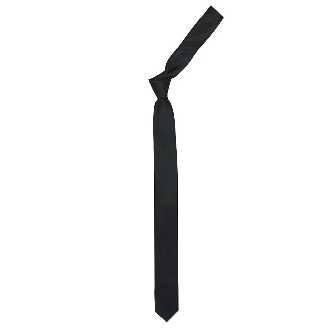 Kavove Classy Black Slim Necktie