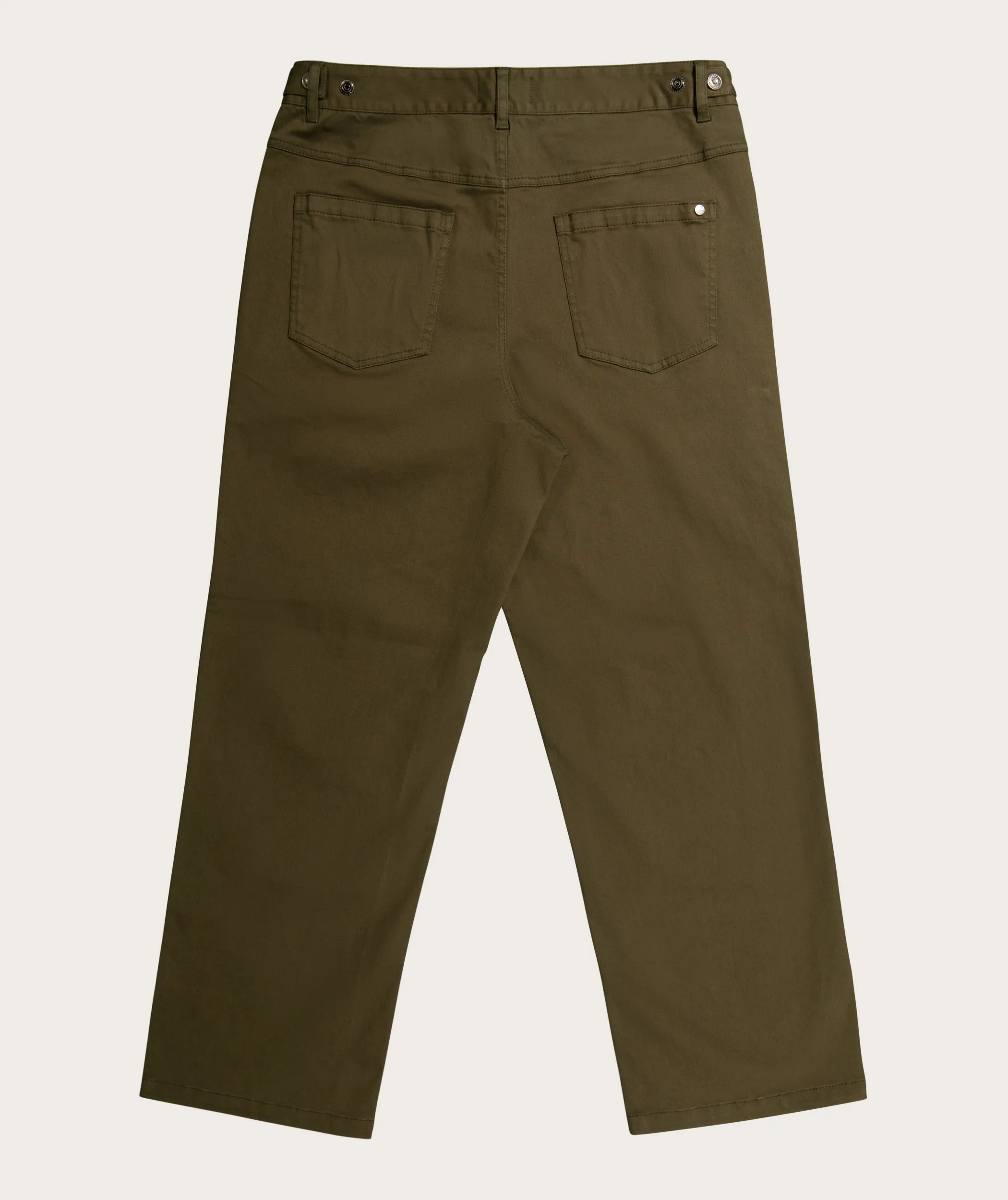 Ladies Regular Fit Pants - Olive Green