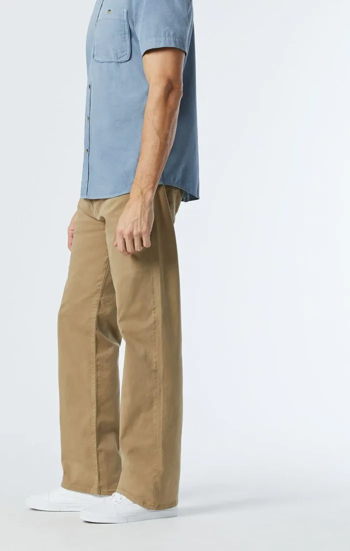 MAX WIDE LEG IN BRITISH KHAKI TWILL