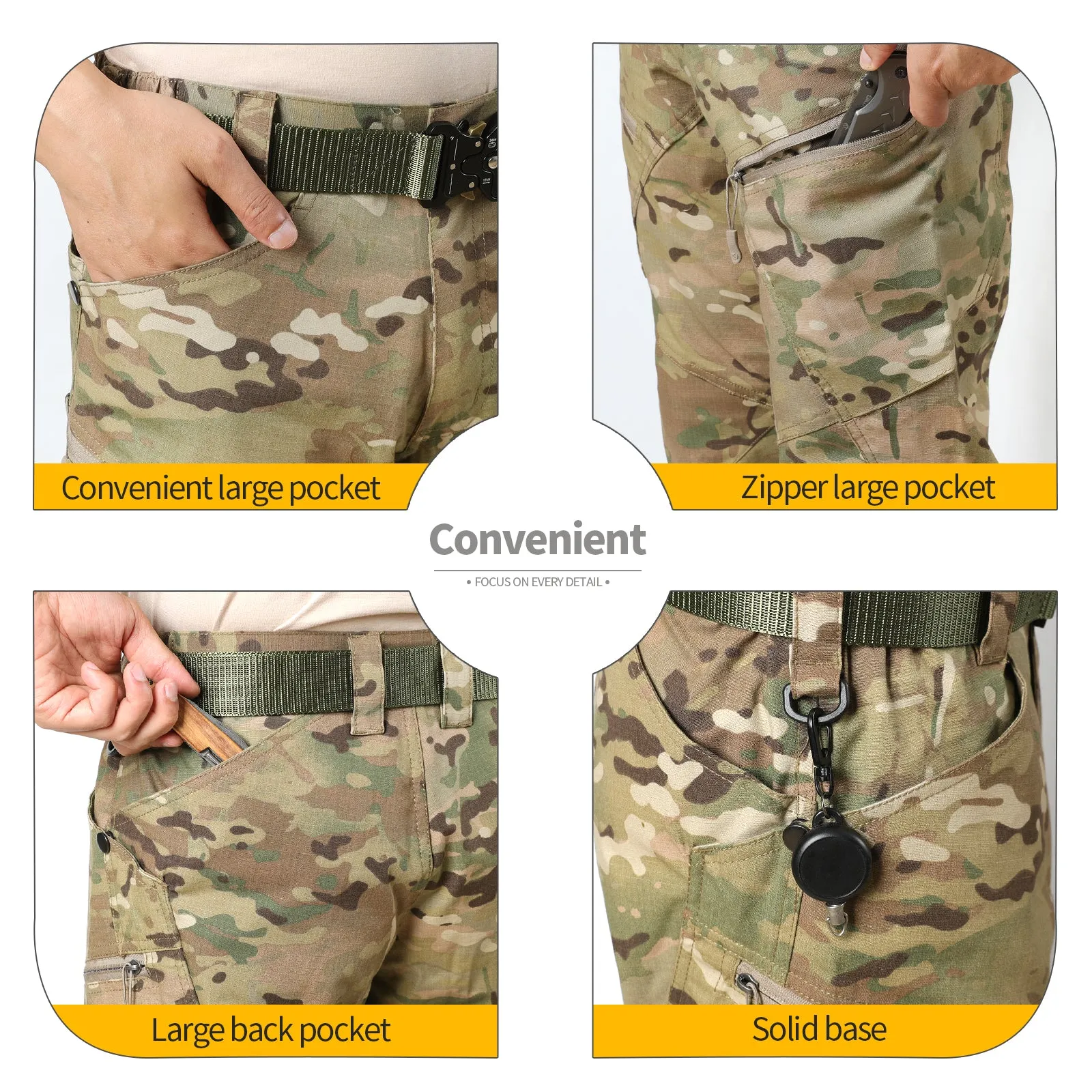 Men's Urban Pro Stretch Tactical Pants Camouflage