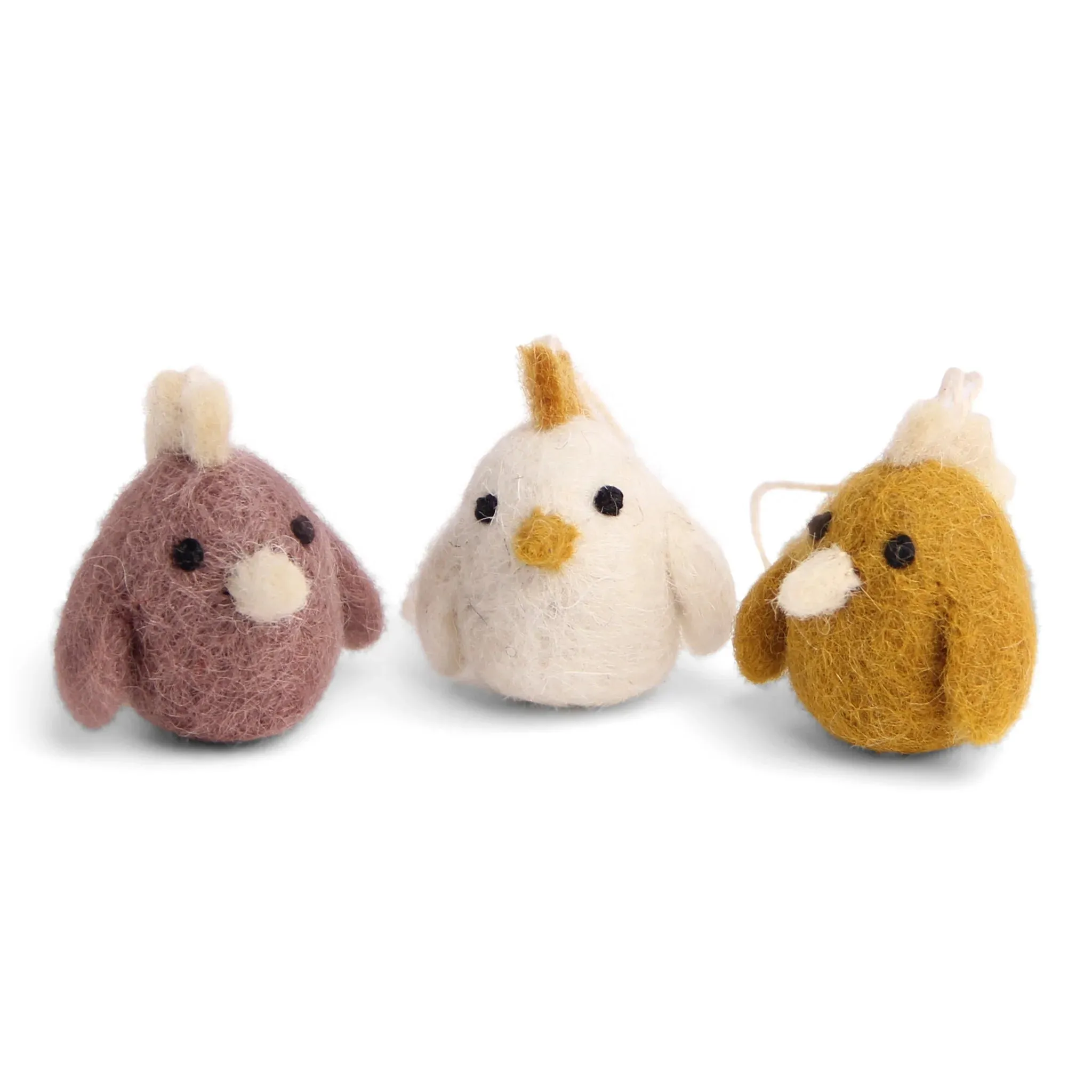 Mini Rooster Ornaments (Set of 3) by Én Gry & Sif