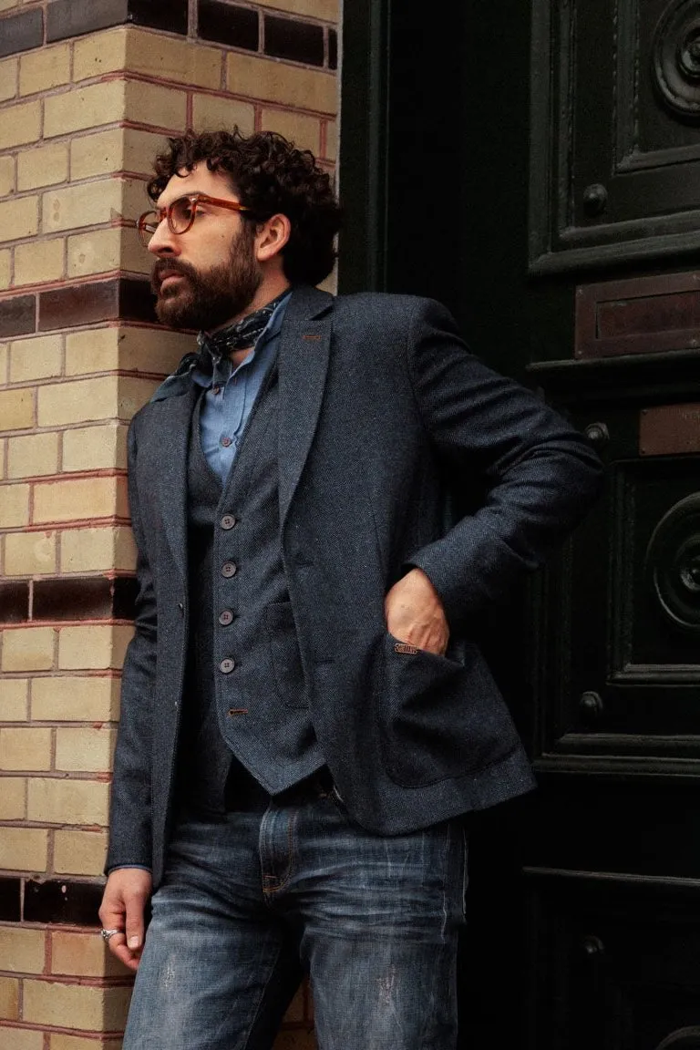 MMGMason Herringbone Blazer