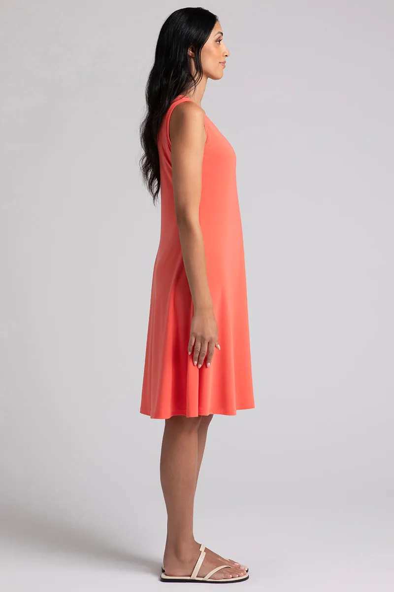 Nu Tank Dress Short | Coral