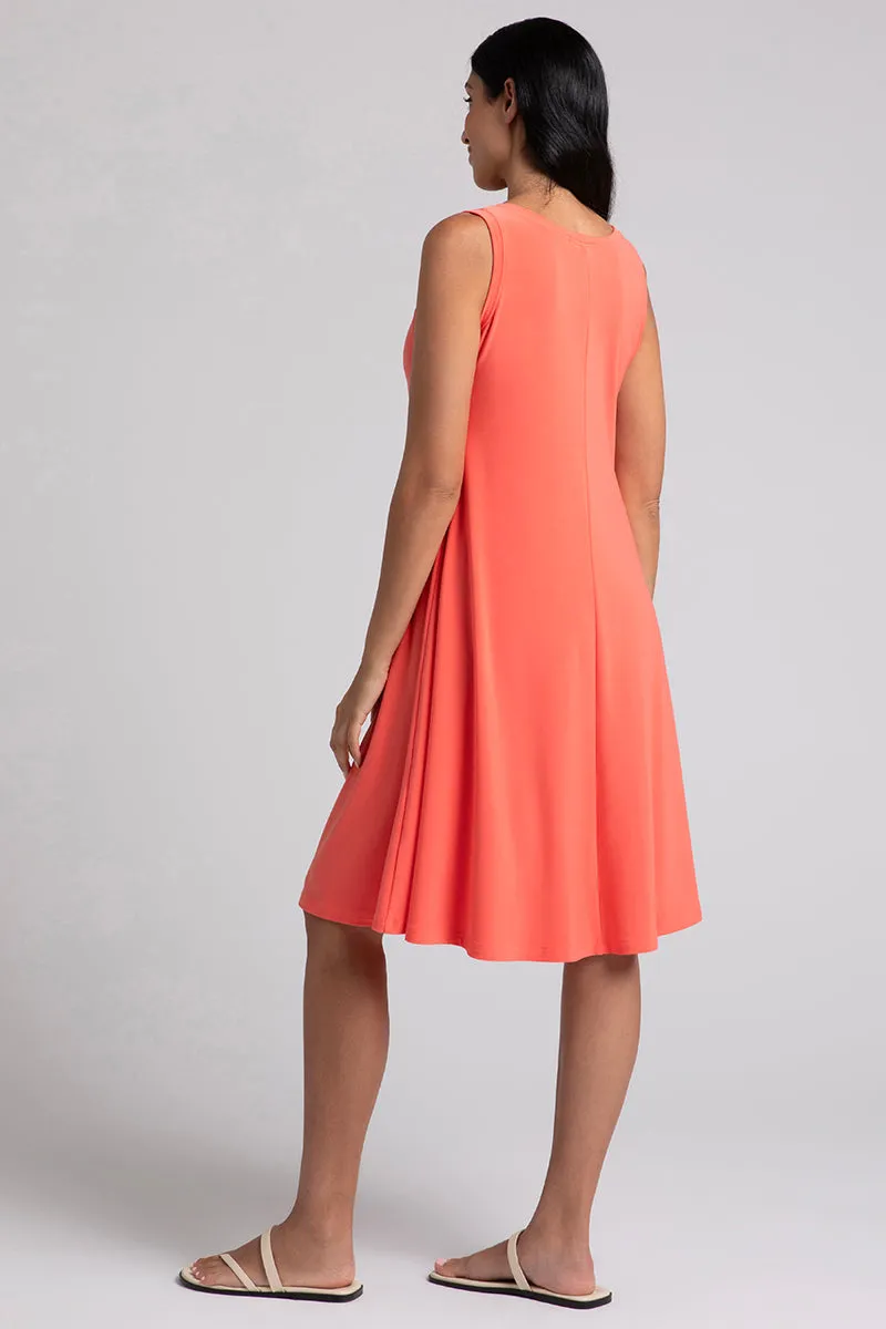 Nu Tank Dress Short | Coral