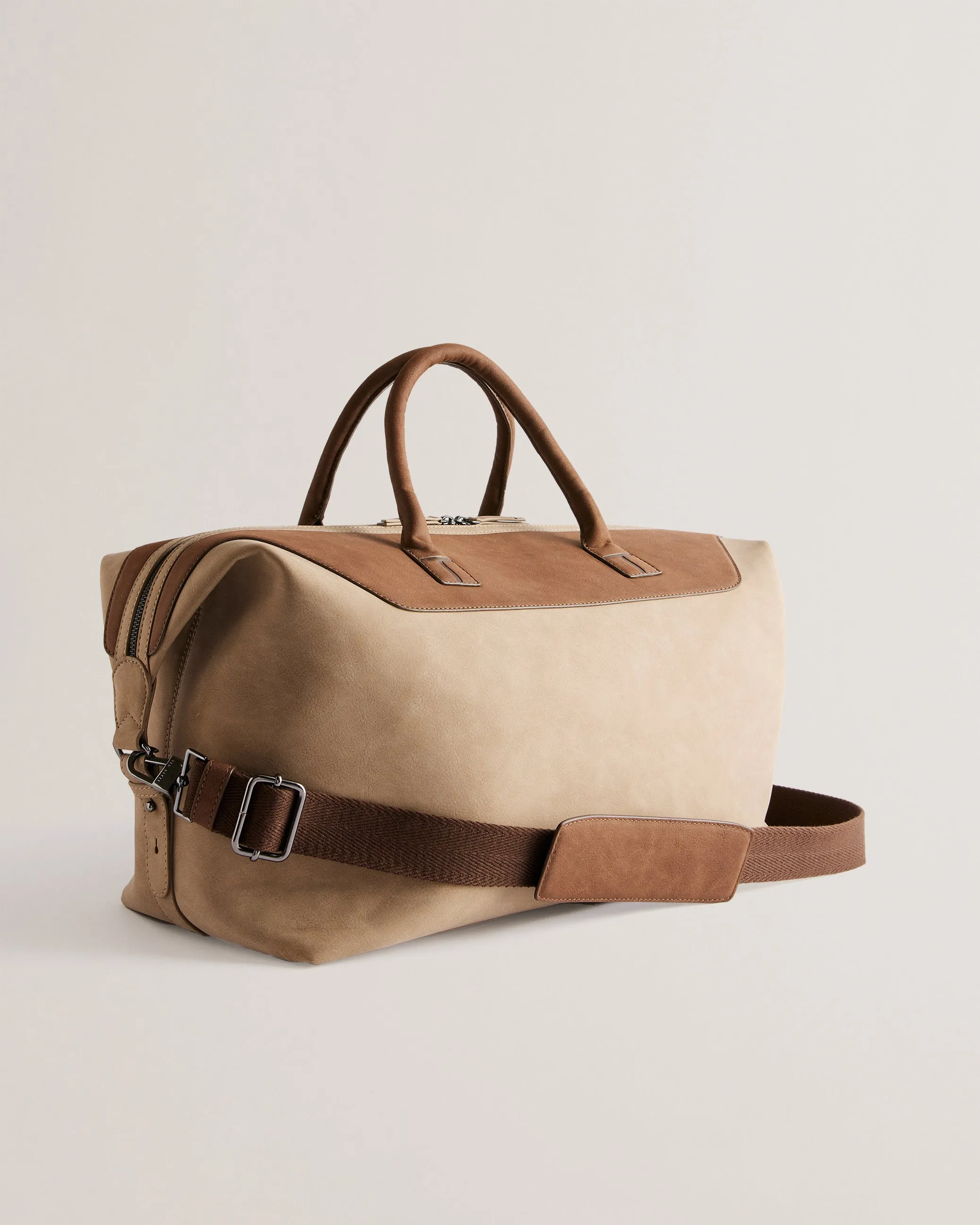 Numan Pu Nubuck Holdall Beige