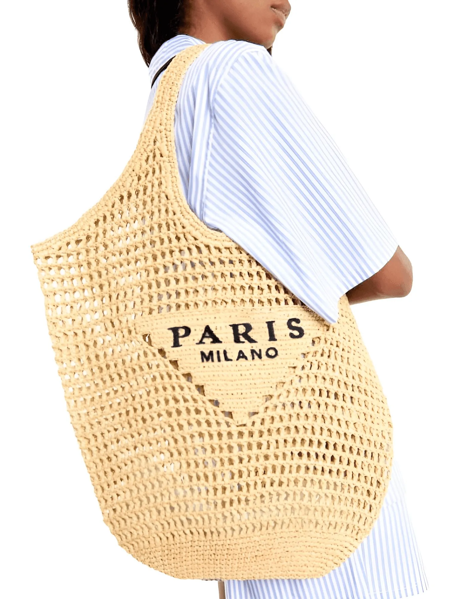 Raffia Straw Paris Bags