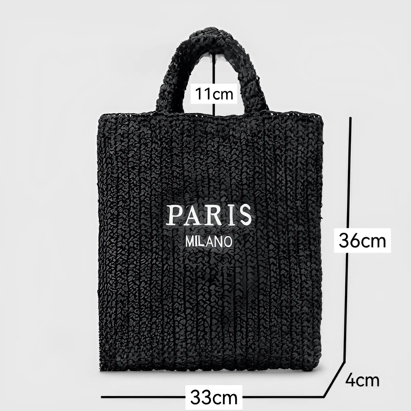 Raffia Straw Paris Bags