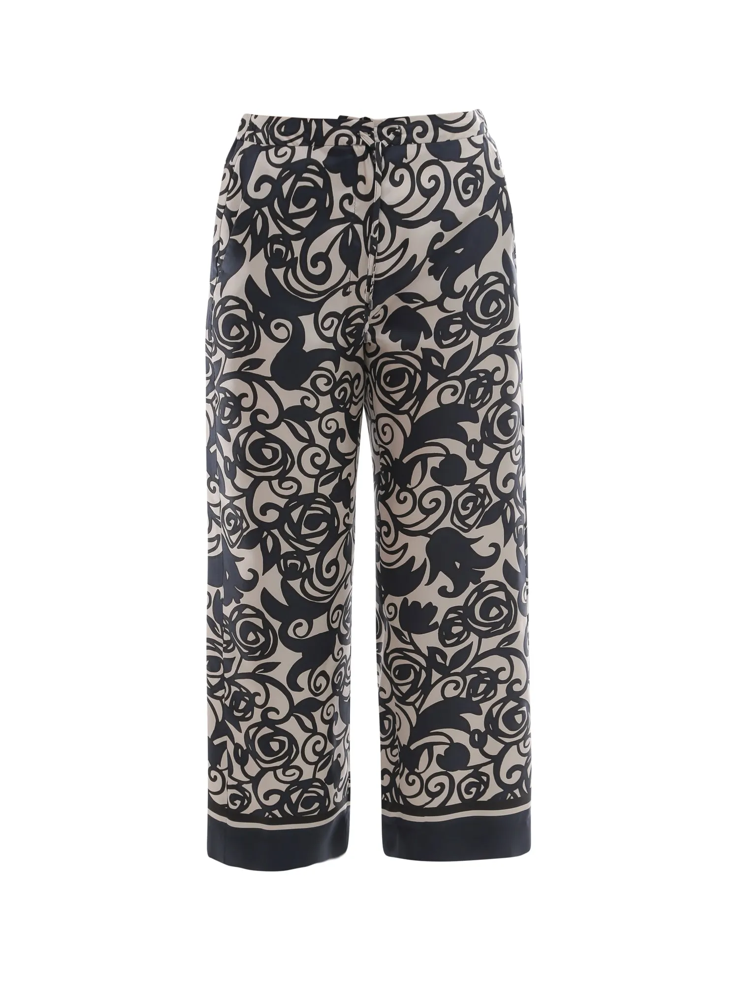 'S Max Mara Motif Printed Pants