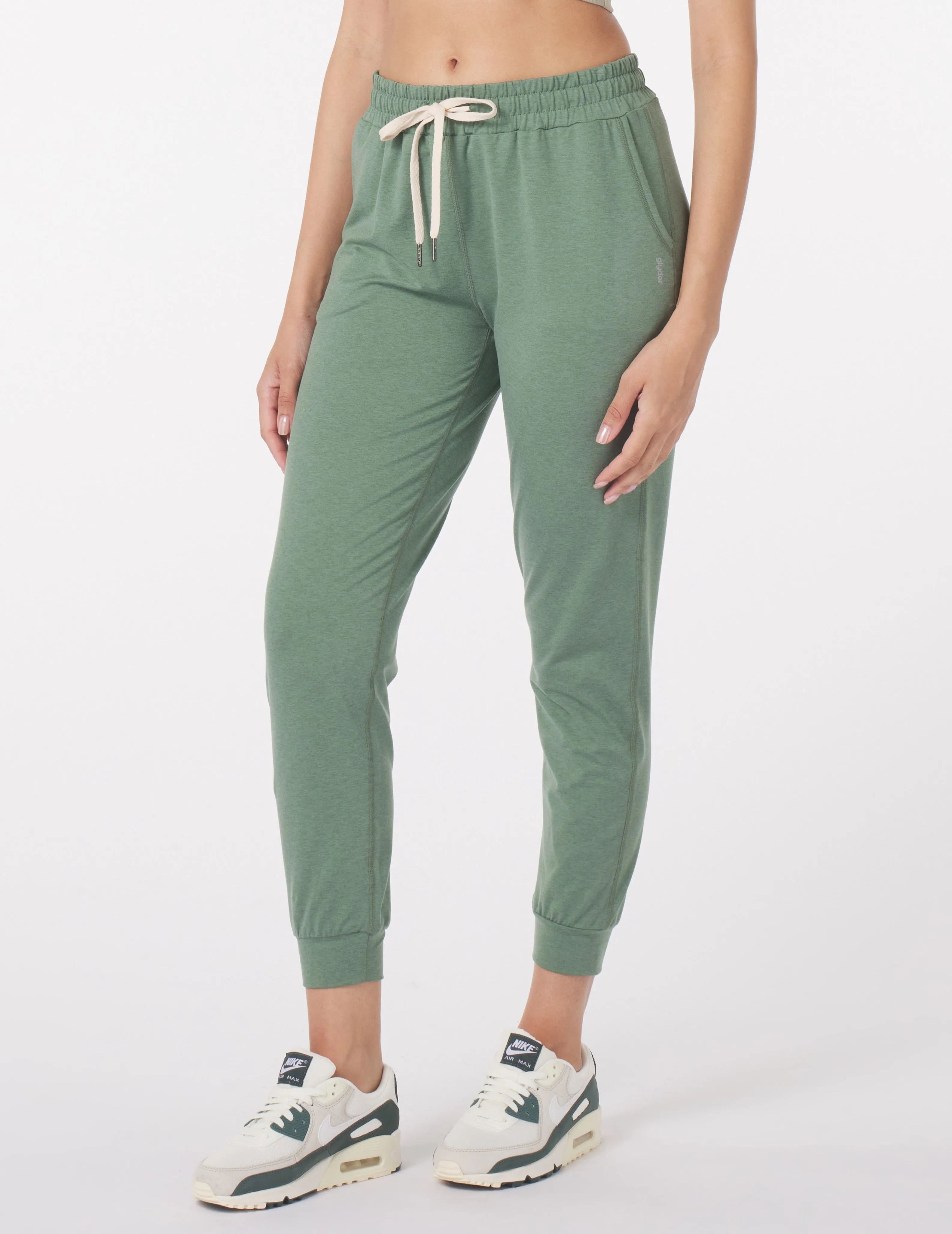 Serene Jogger: Sage Marble