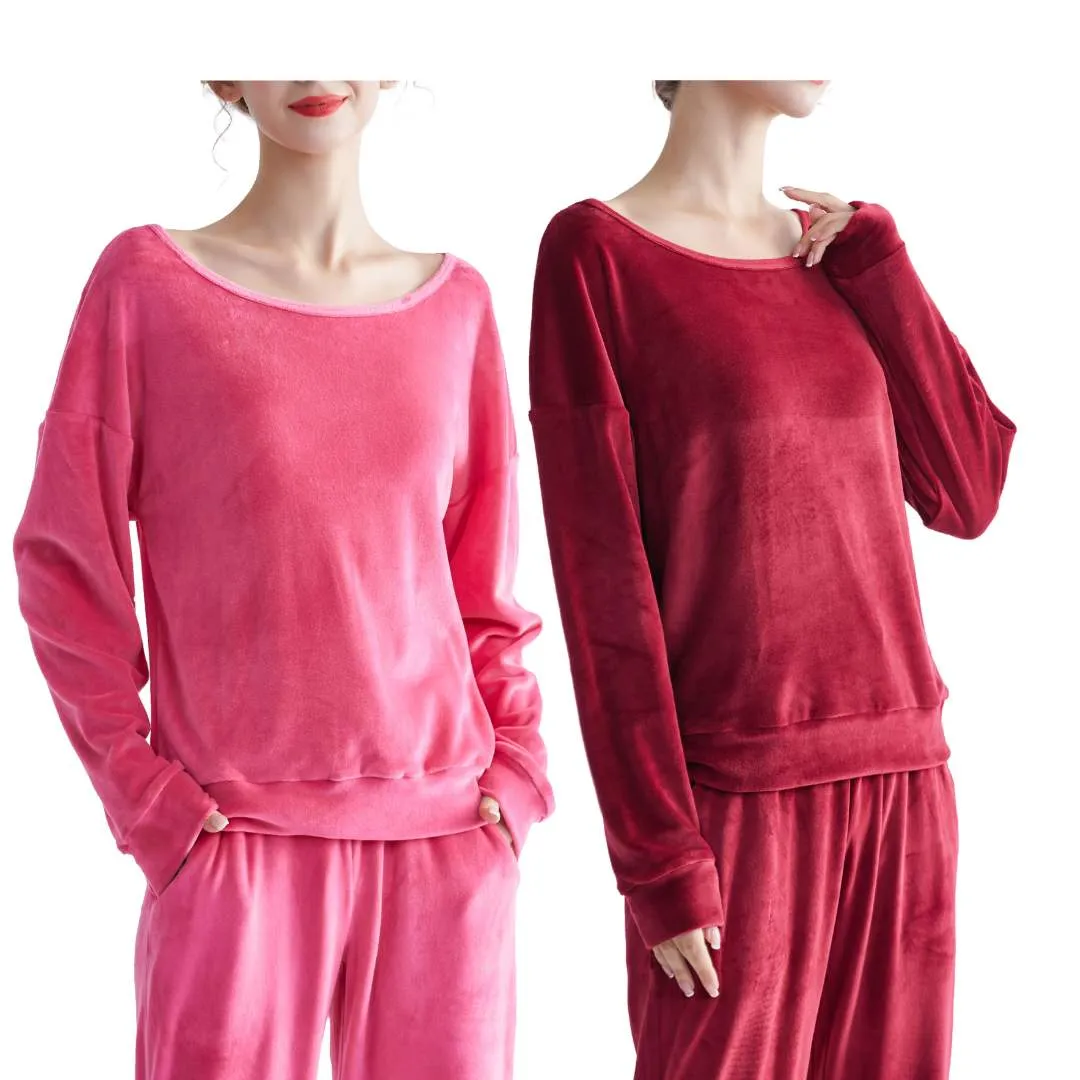 Women’s Soft Velvet 2PC Set